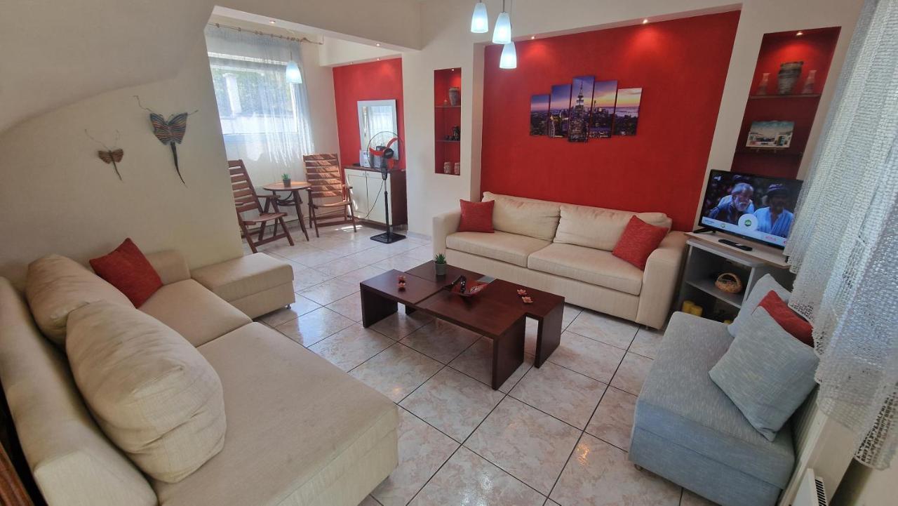Modern Sea Villa In Leptokaria Ngoại thất bức ảnh