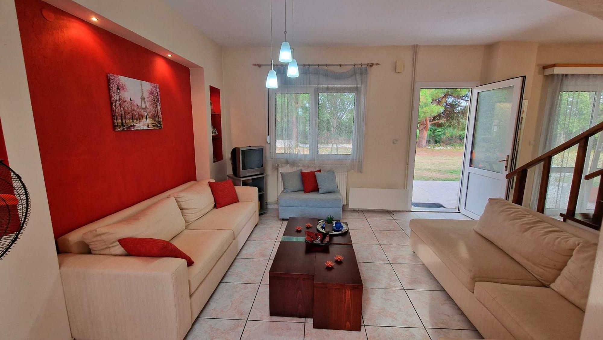 Modern Sea Villa In Leptokaria Ngoại thất bức ảnh